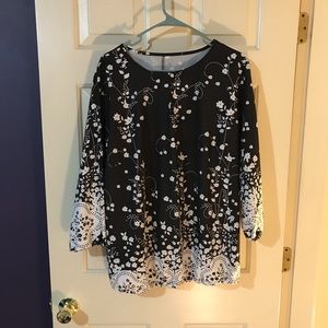 Flowered blouse